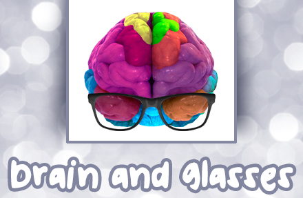 brain and glasses
